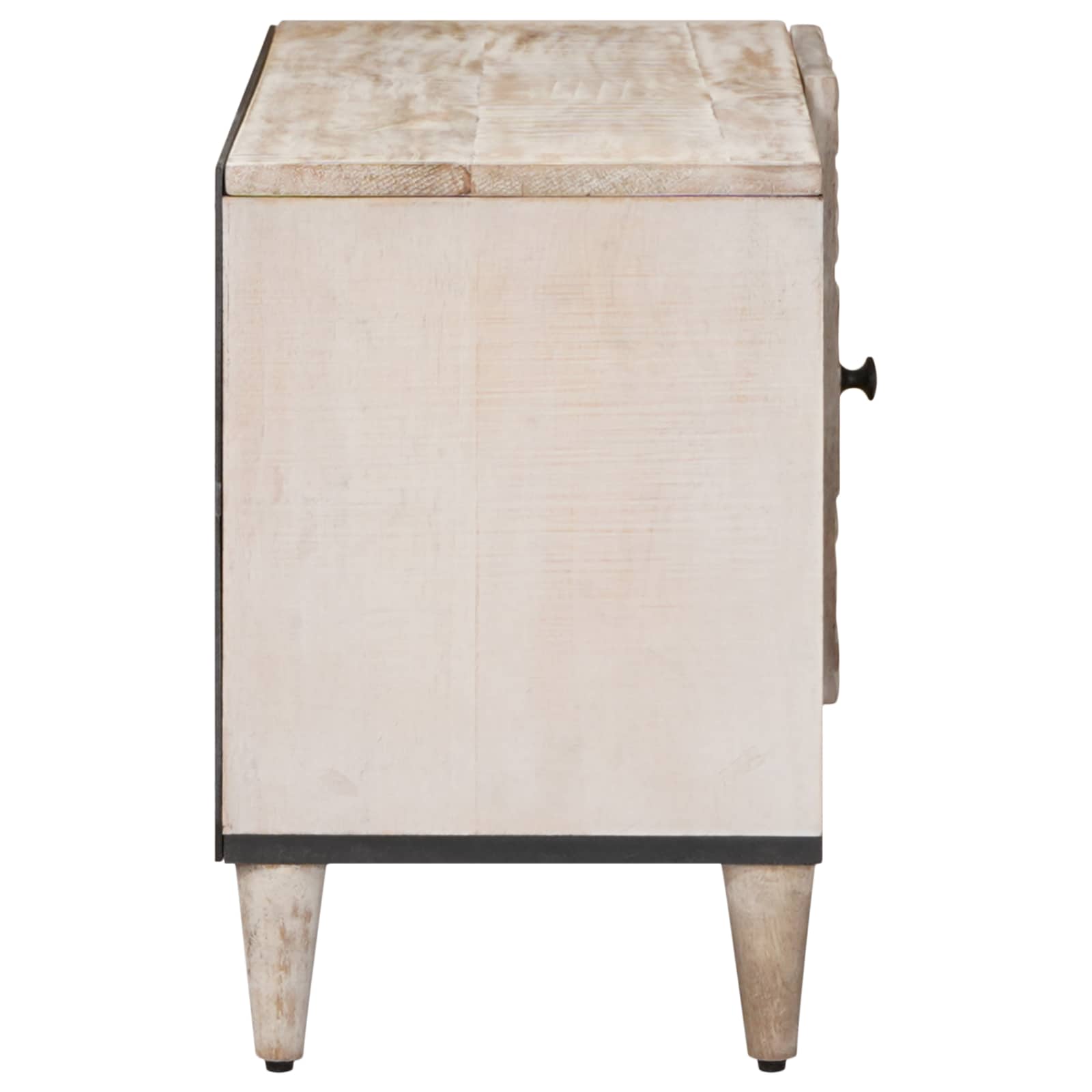 Mueble de TV 80 x 31,5 x 46 cm Madera de mango maciza