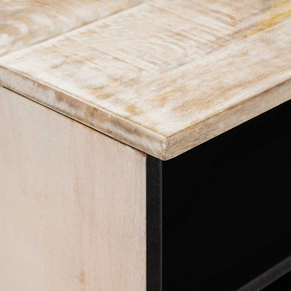 Mueble de TV 100 x 33,5 x 46 cm Madera de mango maciza