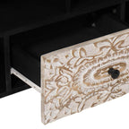 Mueble de TV 100 x 33,5 x 46 cm Madera de mango maciza