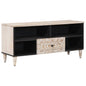 Mueble de TV 100 x 33,5 x 46 cm Madera de mango maciza