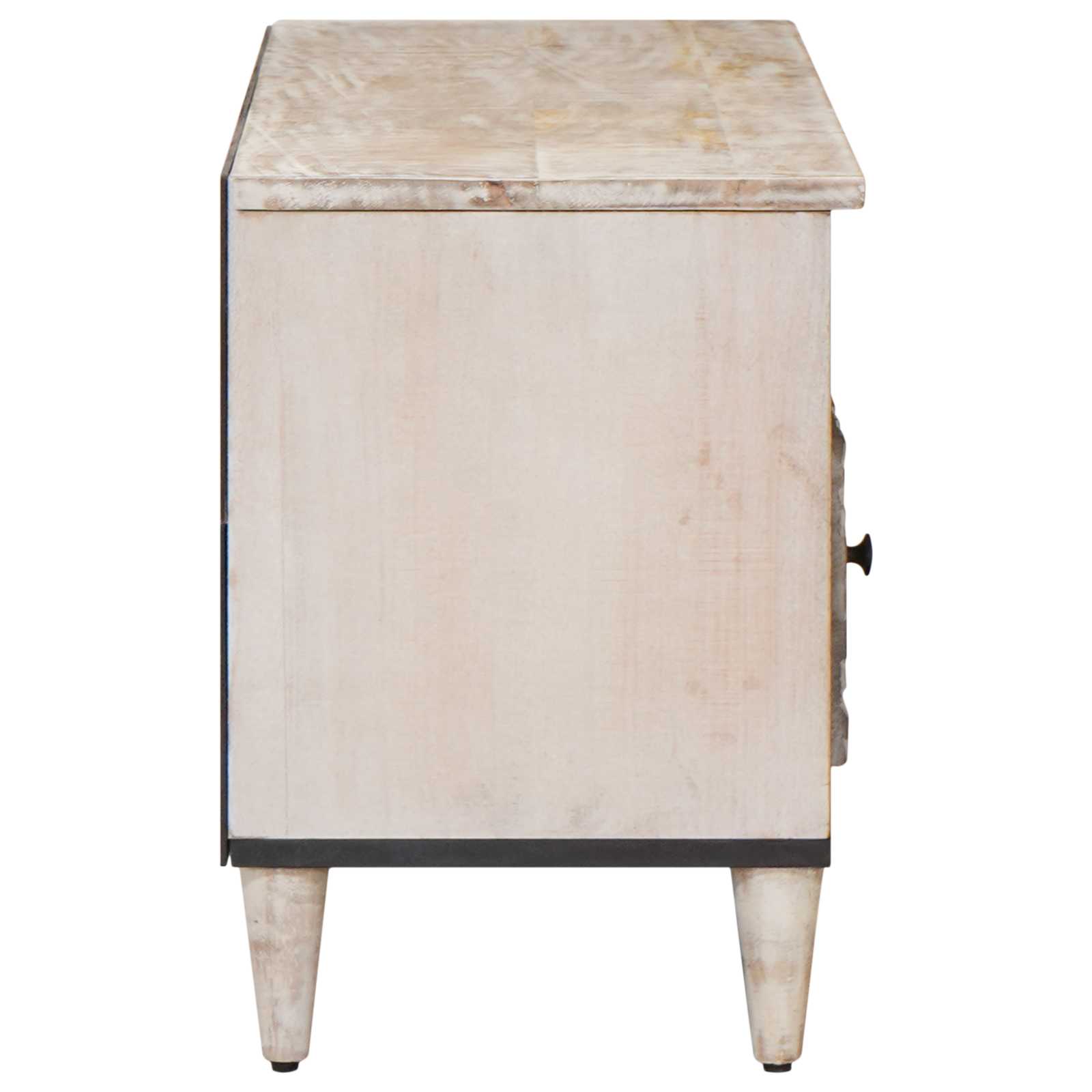 Mueble de TV 100 x 33,5 x 46 cm Madera de mango maciza