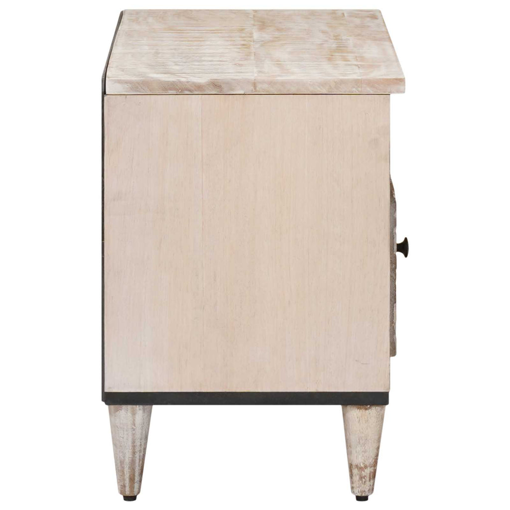 Mueble de TV con cajón 80 x 33,5 x 46 cm Madera de mango maciza
