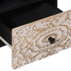 Mueble de TV 100 x 33,5 x 46 cm Madera de mango maciza