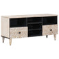 Mueble de TV 100 x 33,5 x 46 cm Madera de mango maciza