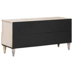 Mueble de TV 100 x 33,5 x 46 cm Madera de mango maciza