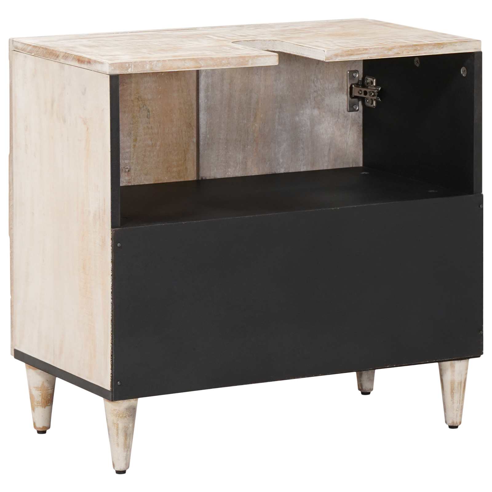 Mueble de lavabo para baño con almacenamiento 62 x 33 x 58 cm