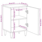 Mueble de Cuarto de Baño con almacenamiento 38 x 33,5 x 58 cm
