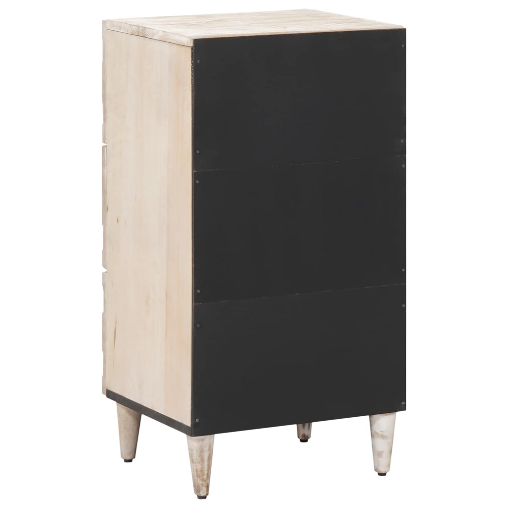 Aparador con cajón 40 x 33,5 x 75 cm Madera de mango maciza