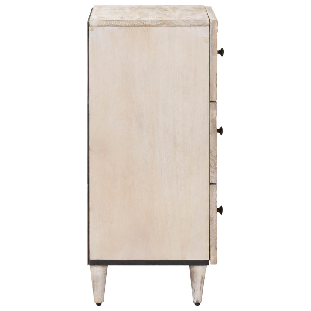 Aparador con cajón 40 x 33,5 x 75 cm Madera de mango maciza