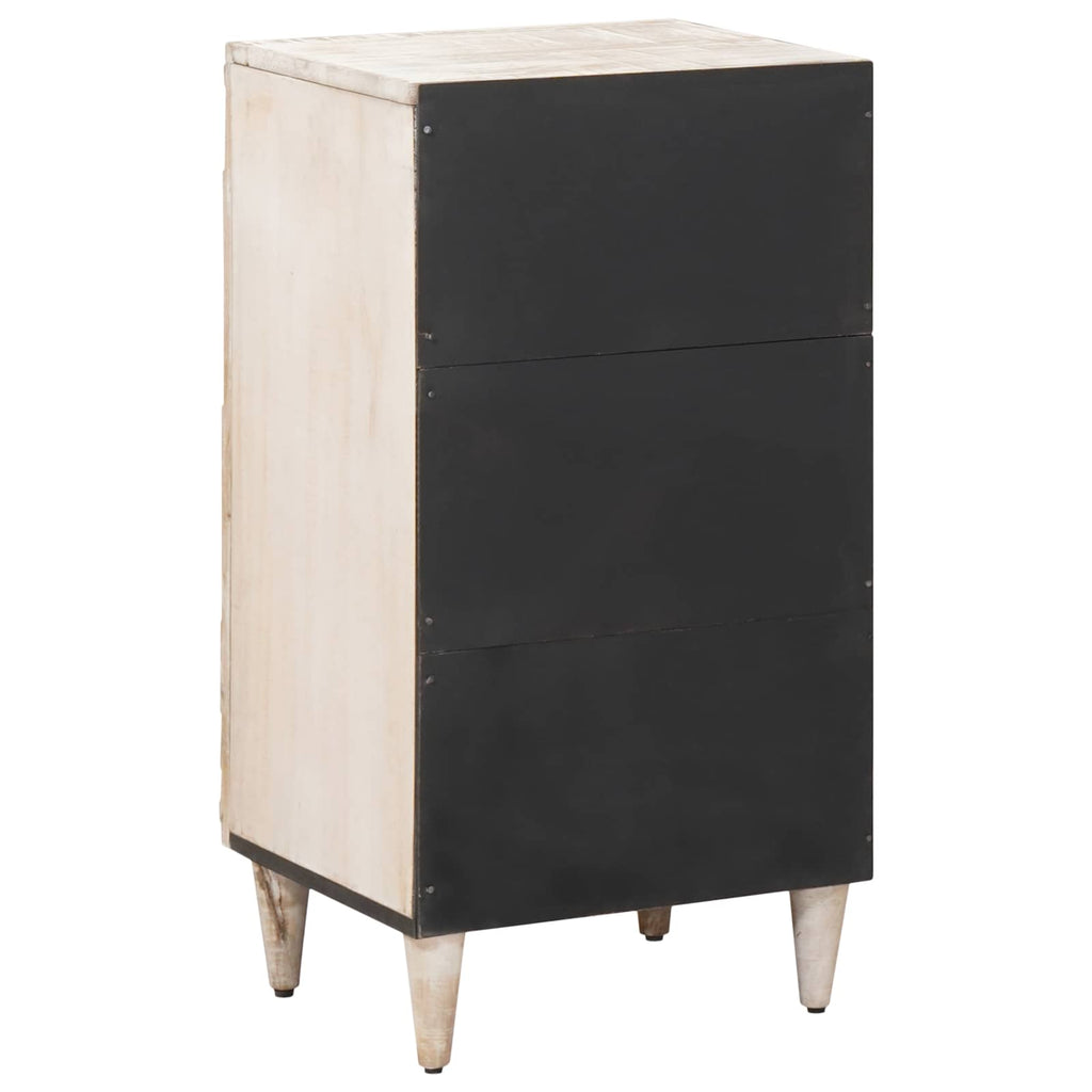 Aparador con puerta 40 x 33,5 x 75 cm Madera de mango maciza