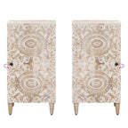 Aparador con puerta 40 x 33,5 x 75 cm Madera de mango maciza