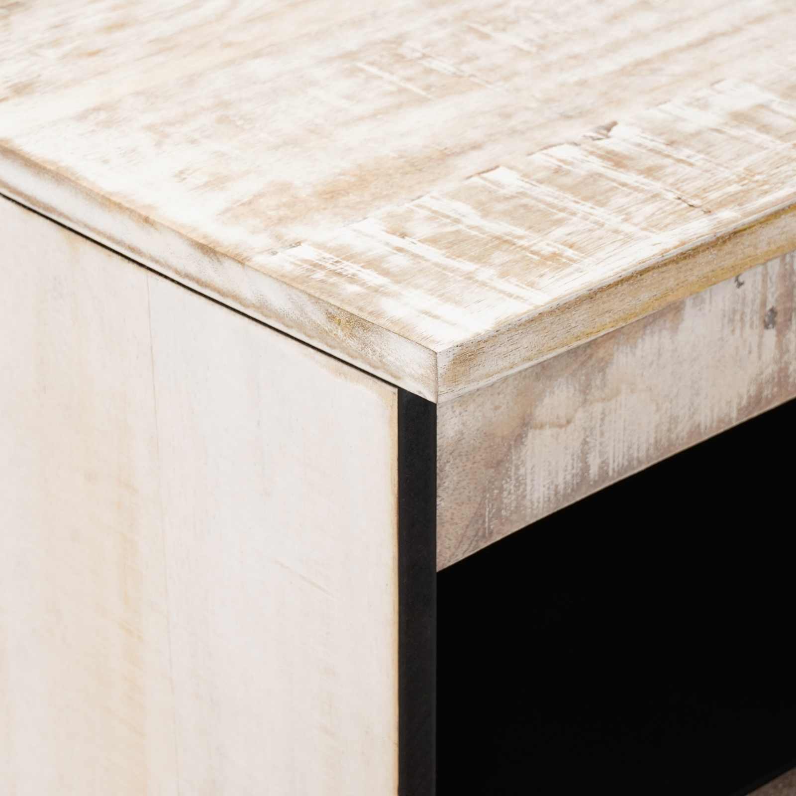 Aparador con puerta 60 x 33,5 x 75 cm Madera de mango maciza
