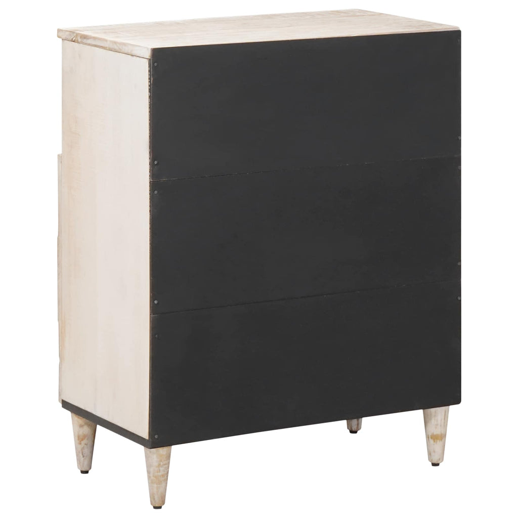 Aparador con puerta 60 x 33,5 x 75 cm Madera de mango maciza