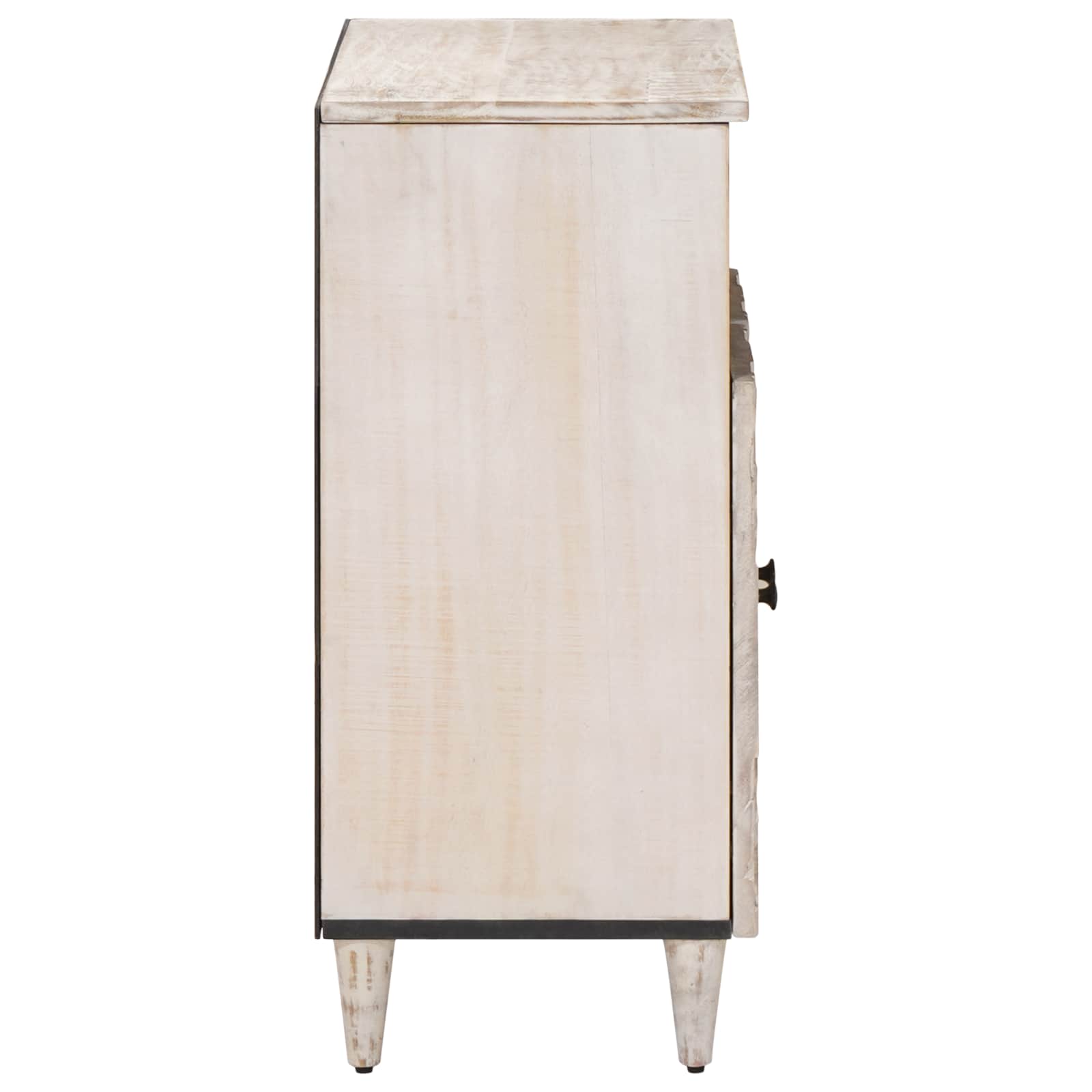 Aparador con puerta 60 x 33,5 x 75 cm Madera de mango maciza