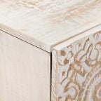 Aparador con puerta 60 x 33,5 x 75 cm Madera de mango maciza