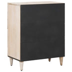 Aparador con puerta 60 x 33,5 x 75 cm Madera de mango maciza