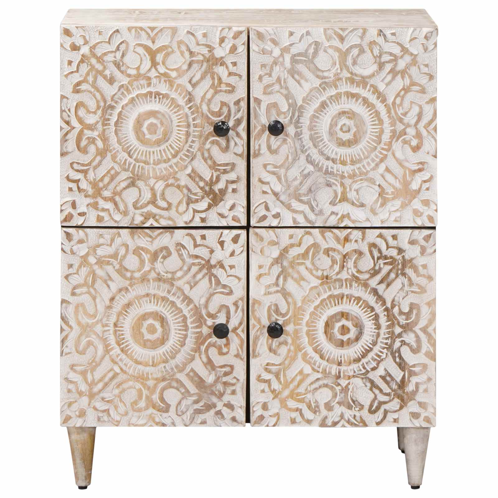 Aparador con puerta 60 x 33,5 x 75 cm Madera de mango maciza
