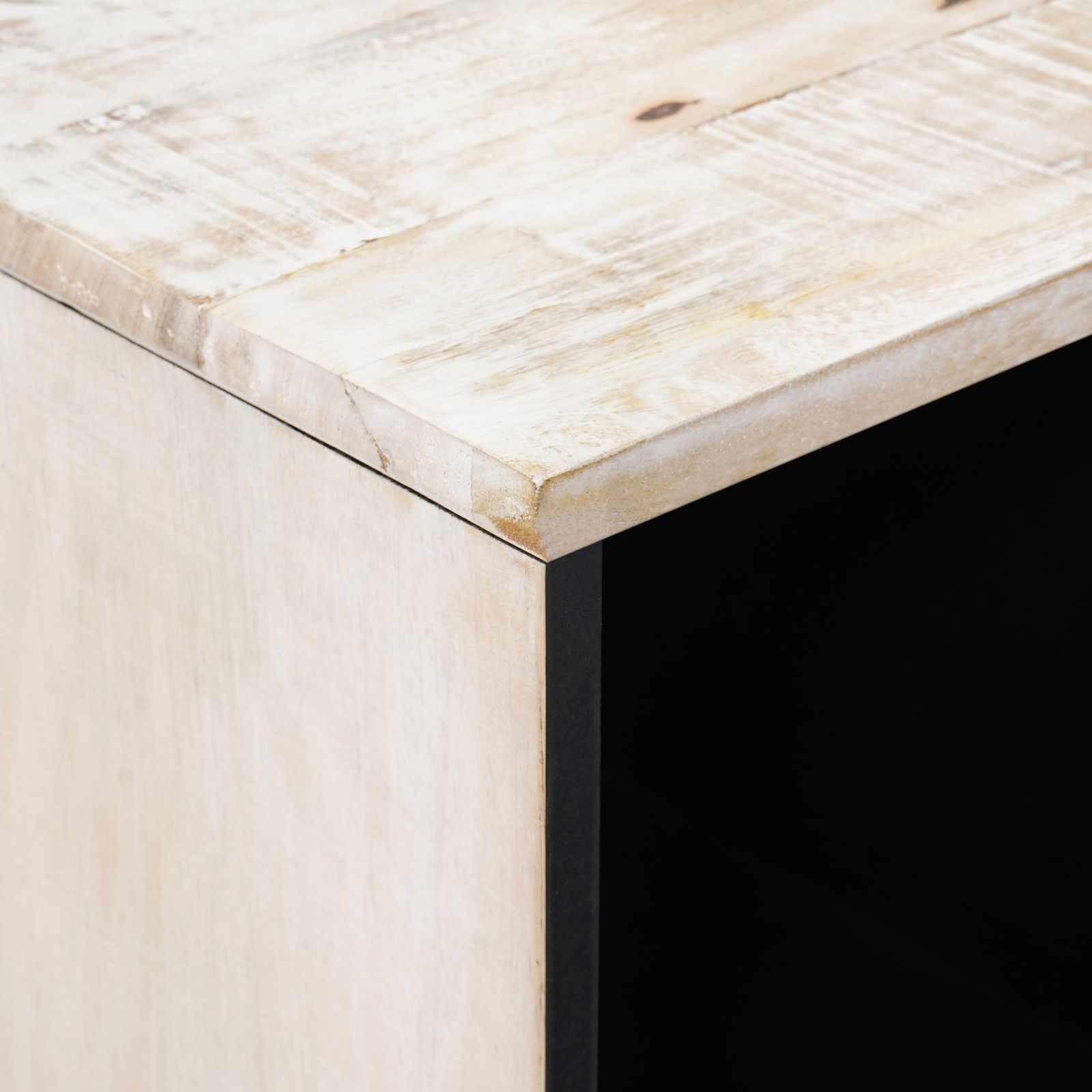 Aparador con puerta 80 x 33,5 x 75 cm Madera de mango maciza
