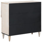 Aparador con puerta 80 x 33,5 x 75 cm Madera de mango maciza