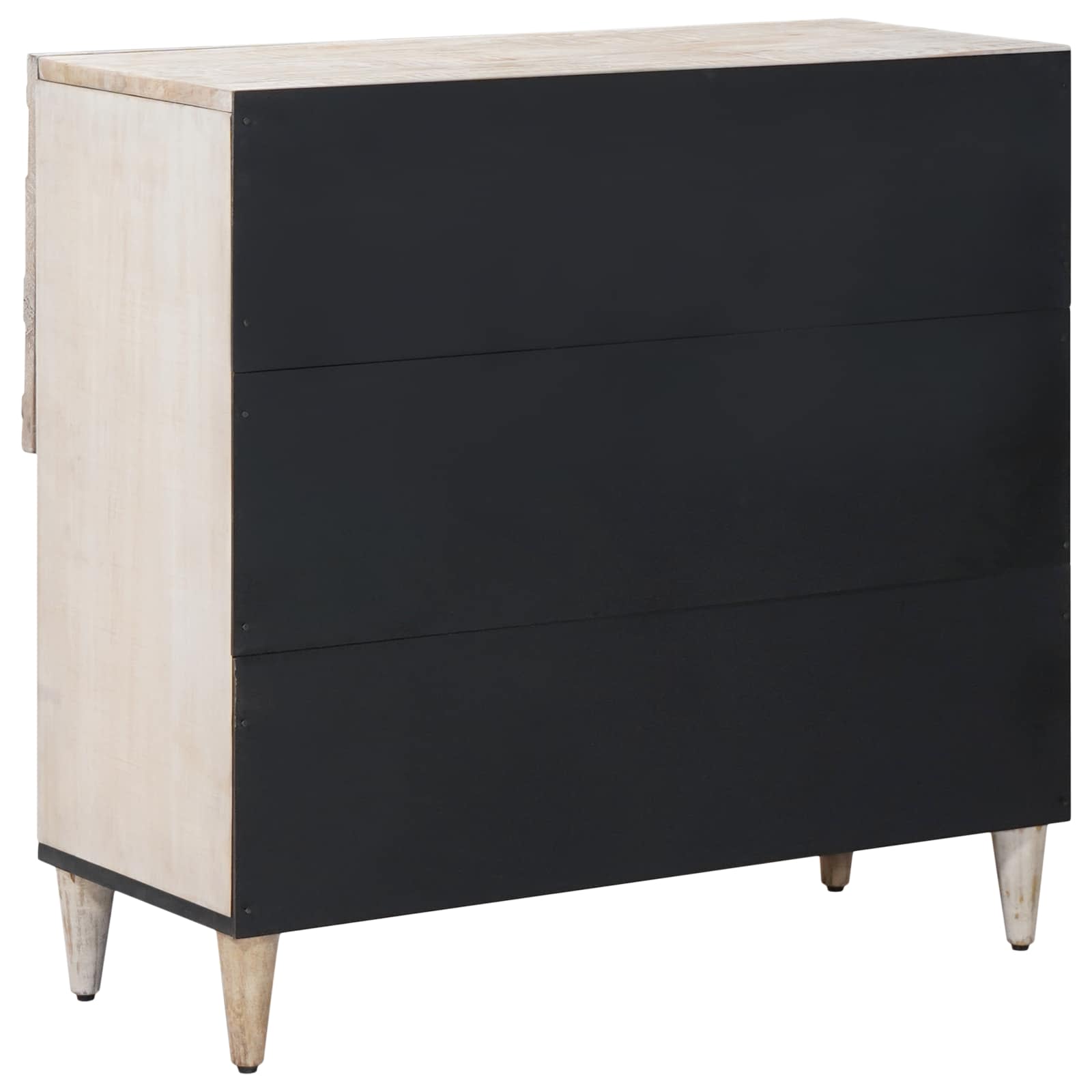 Aparador con puerta 80 x 33,5 x 75 cm Madera de mango maciza