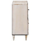 Aparador con puerta 80 x 33,5 x 75 cm Madera de mango maciza