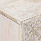 Aparador con estante 90 x 33,5 x 75 cm Madera de mango maciza