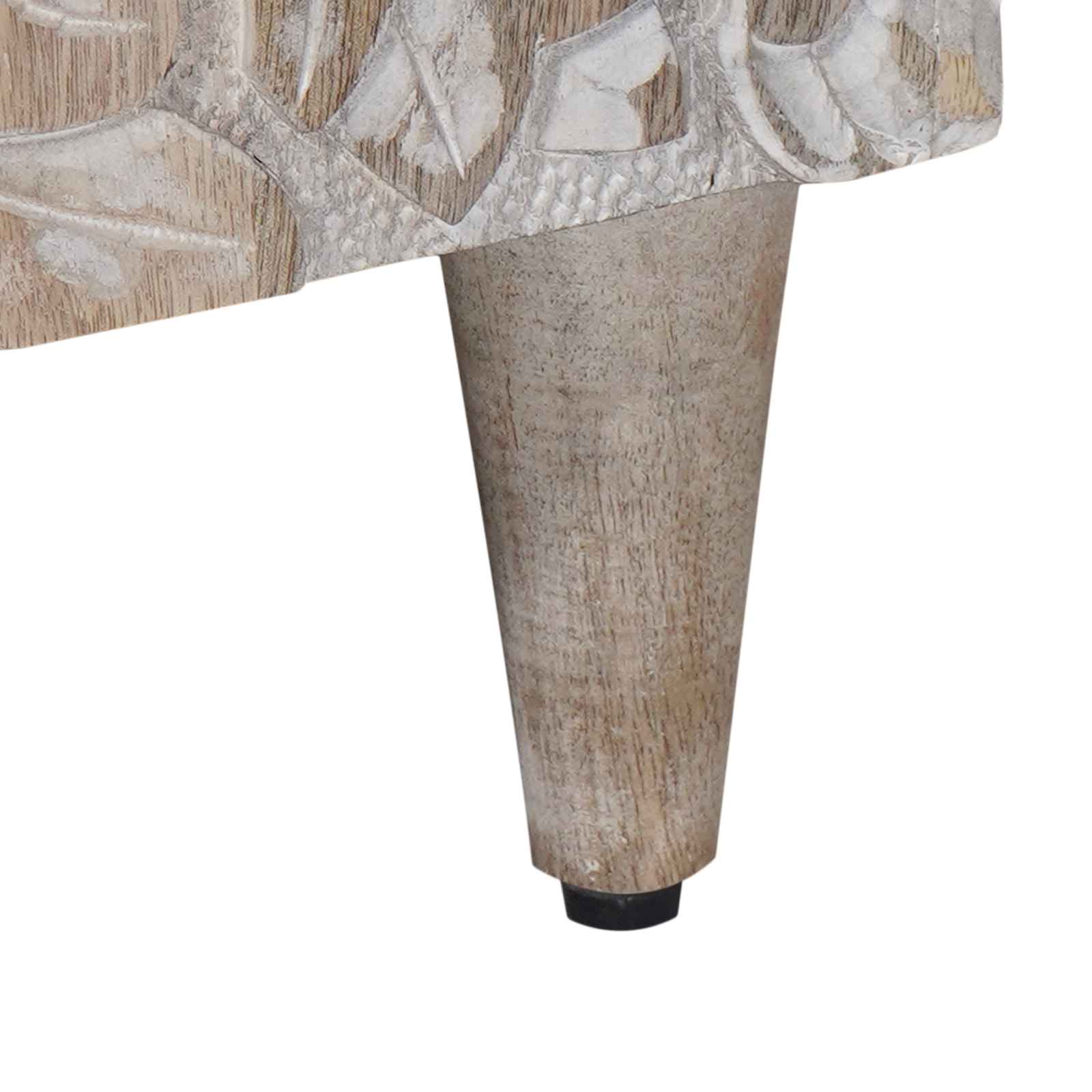 Aparador con estante 90 x 33,5 x 75 cm Madera de mango maciza