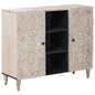 Aparador con estante 90 x 33,5 x 75 cm Madera de mango maciza