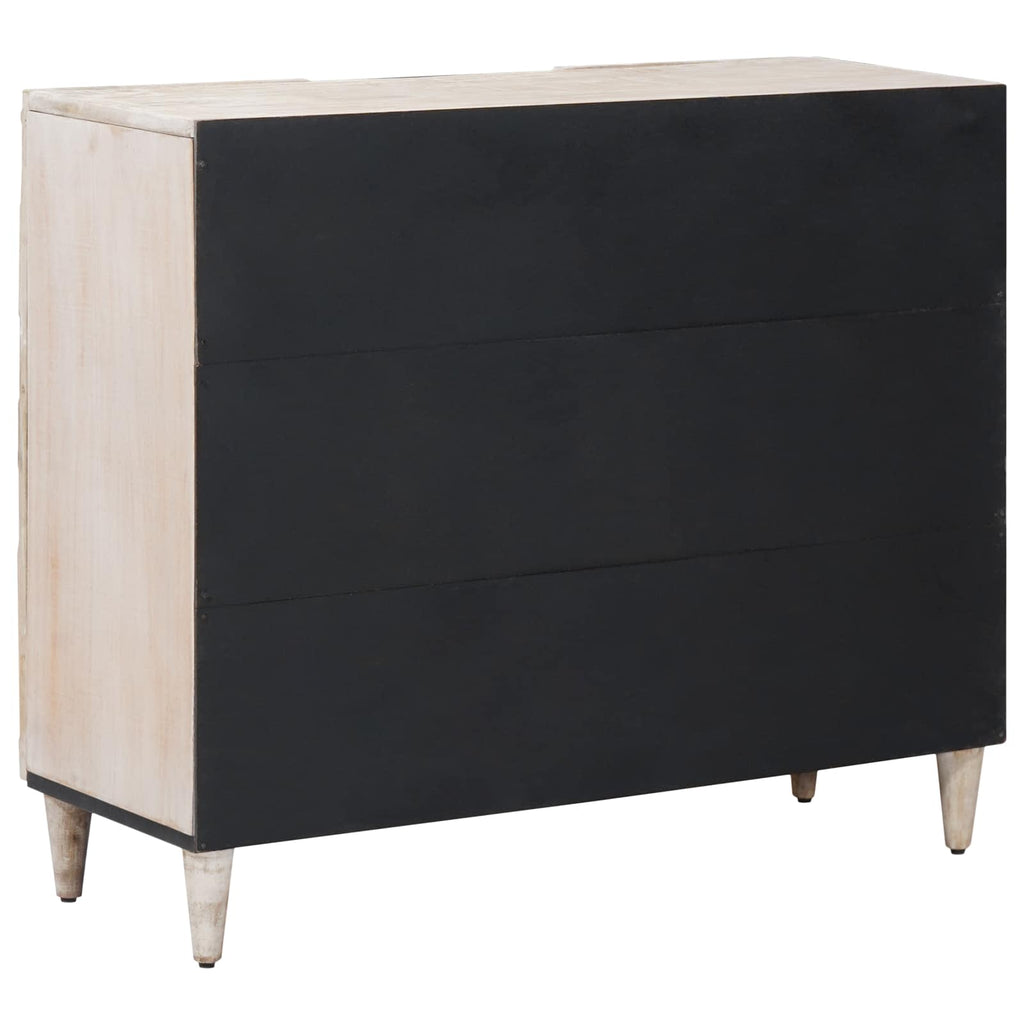 Aparador con estante 90 x 33,5 x 75 cm Madera de mango maciza