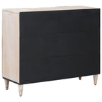 Aparador con estante 90 x 33,5 x 75 cm Madera de mango maciza