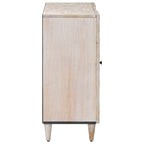 Aparador con estante 90 x 33,5 x 75 cm Madera de mango maciza