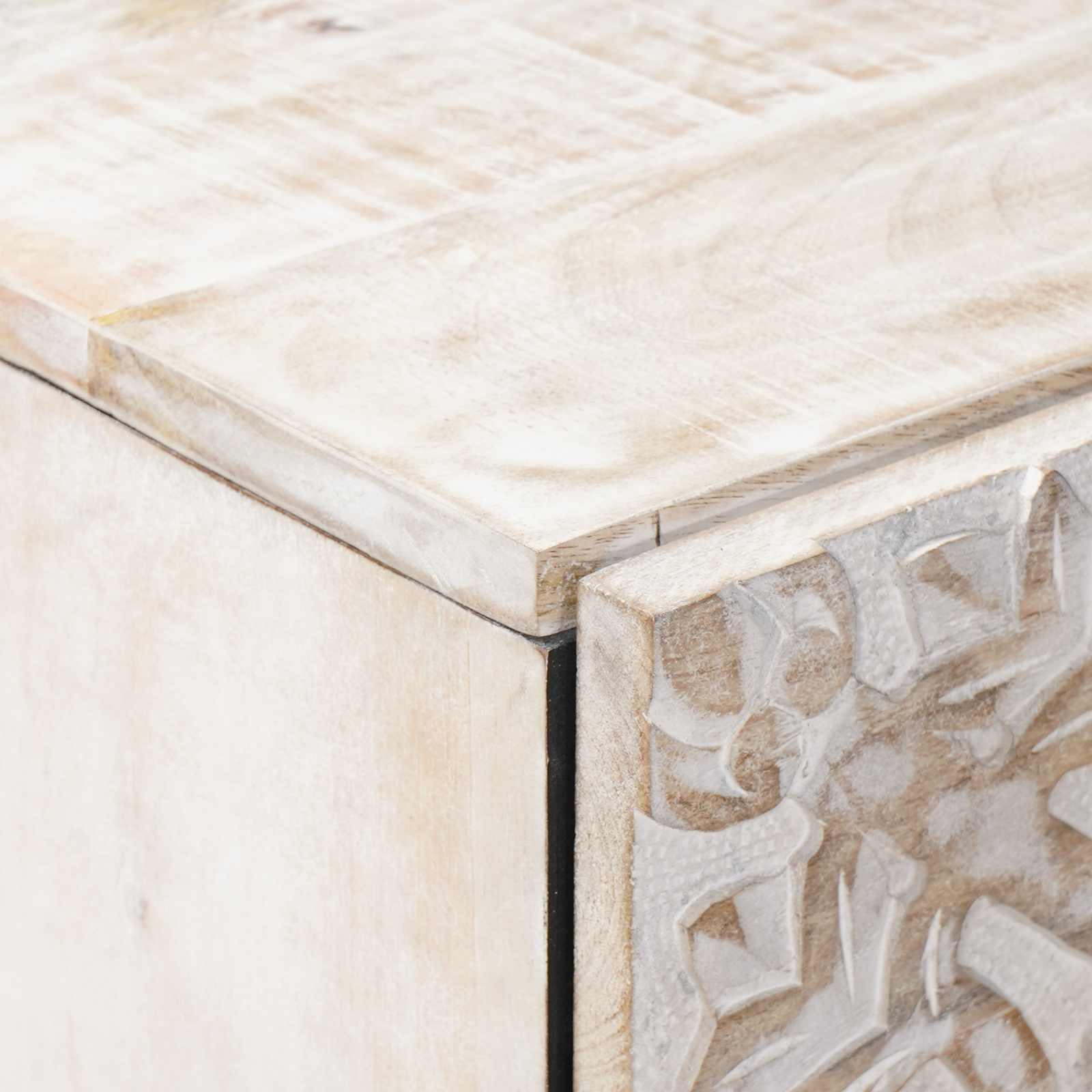 Mueble Alto 40 x 33,5 x 110 cm Madera de mango maciza