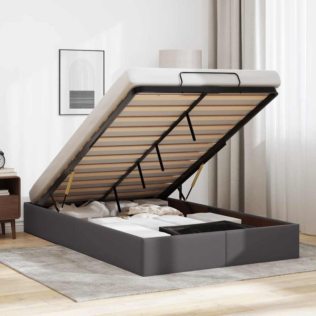 Estructura cama otomana sin colchón 120x190 cm cappucino