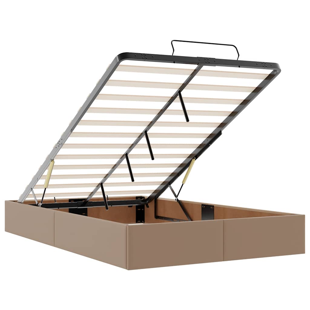 Estructura cama otomana sin colchón 120x190 cm cappucino