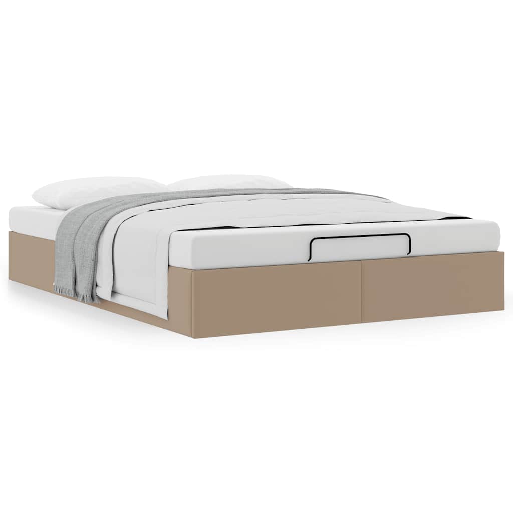 Estructura cama otomana sin colchón 140x190 cm cappucino