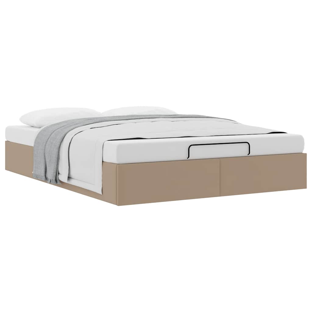 Estructura cama otomana sin colchón 140x190 cm cappucino