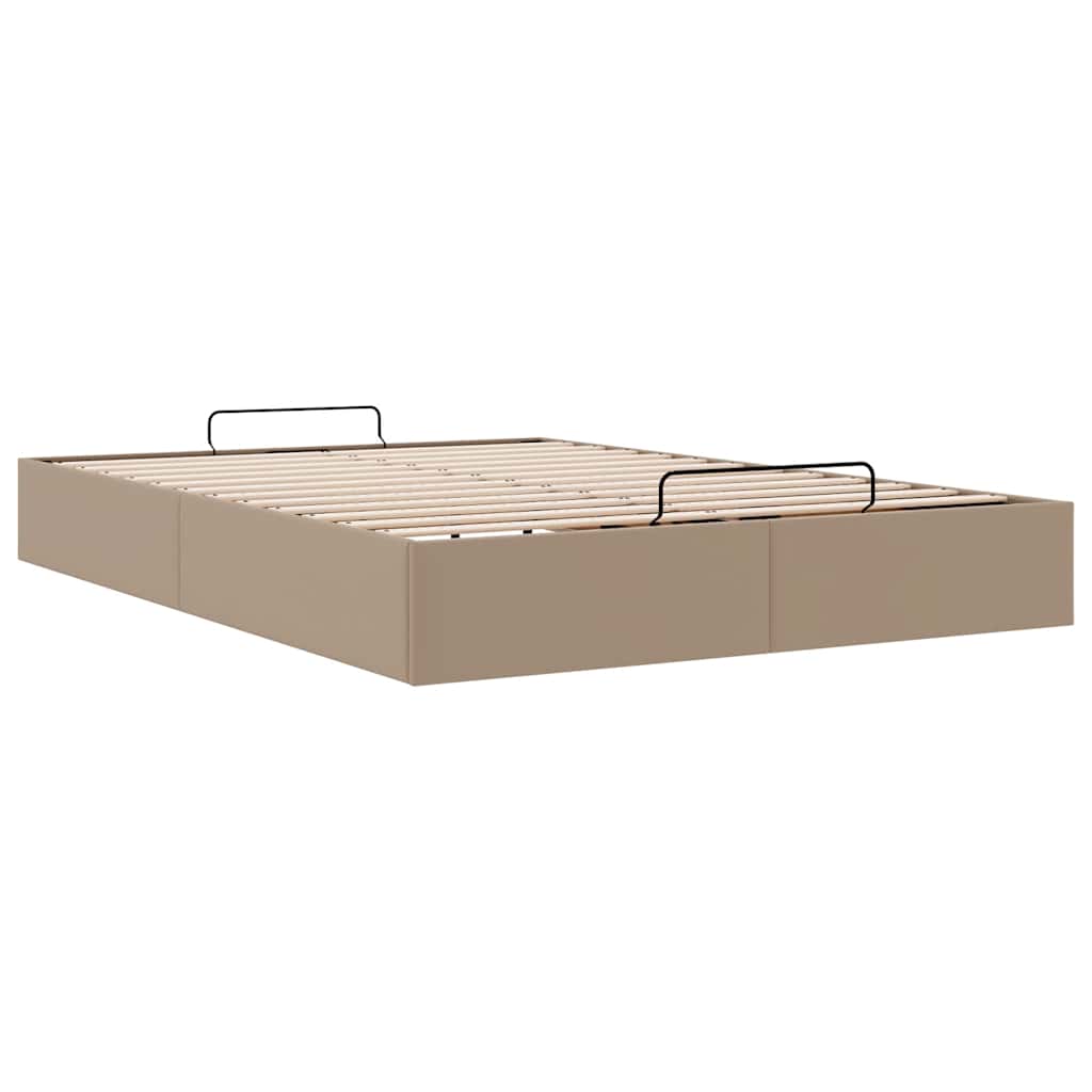 Estructura cama otomana sin colchón 140x190 cm cappucino