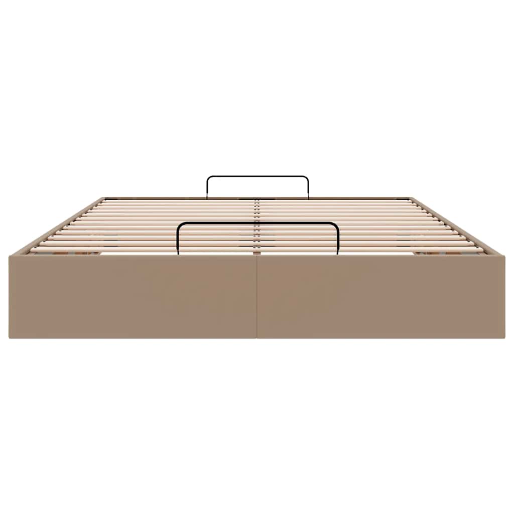 Estructura cama otomana sin colchón 140x190 cm cappucino