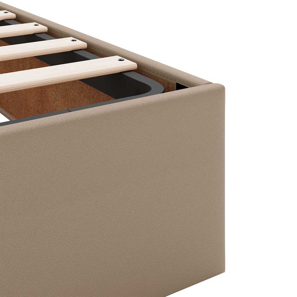 Estructura cama otomana sin colchón 140x190 cm cappucino