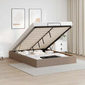 Estructura cama otomana sin colchón 140x190 cm cappucino