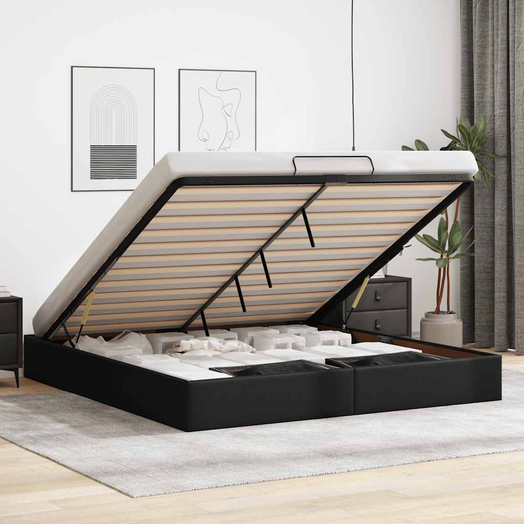 Estructura cama otomana sin colchón 120x190 cm cappucino