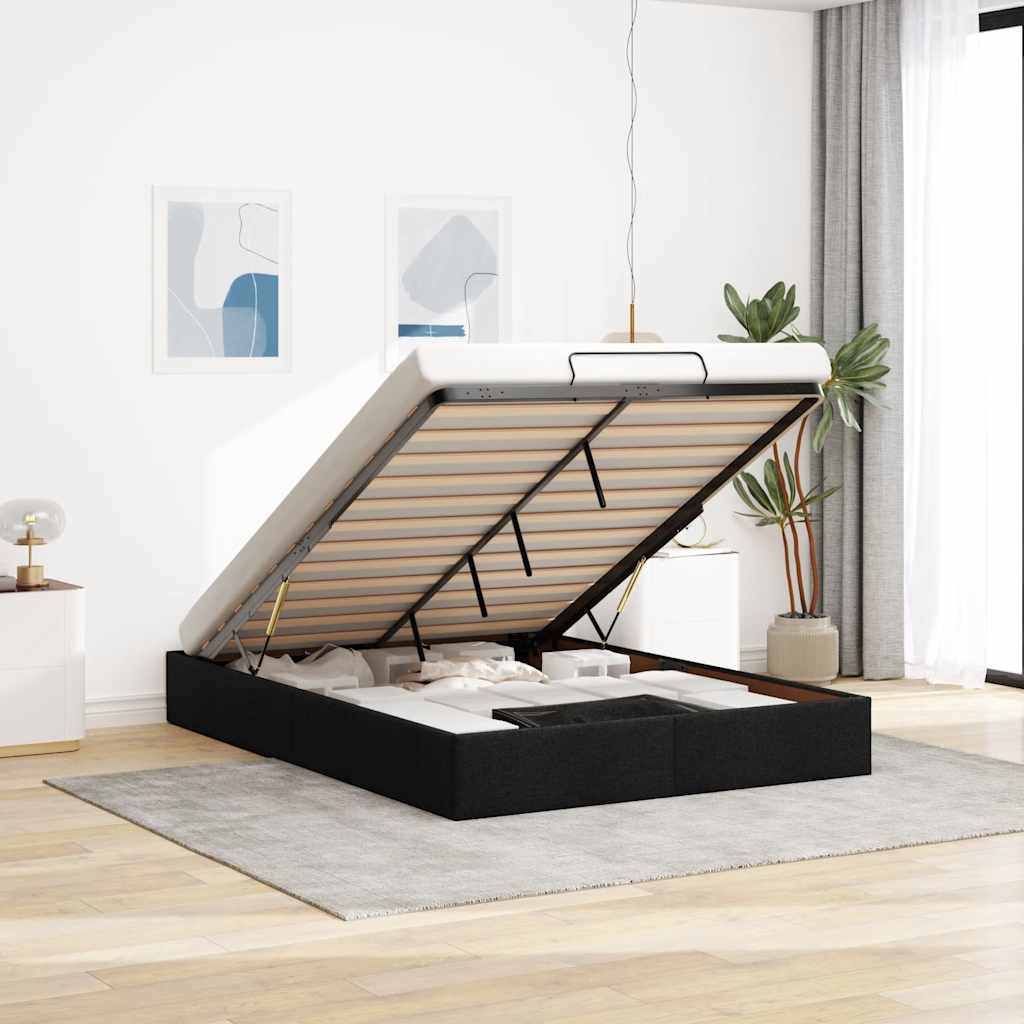 Estructura cama otomana sin colchón 120x190 cm cappucino