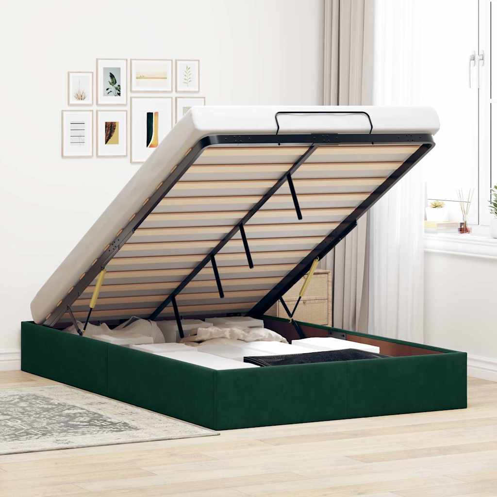 Estructura cama otomana sin colchón 120x190 cm cappucino