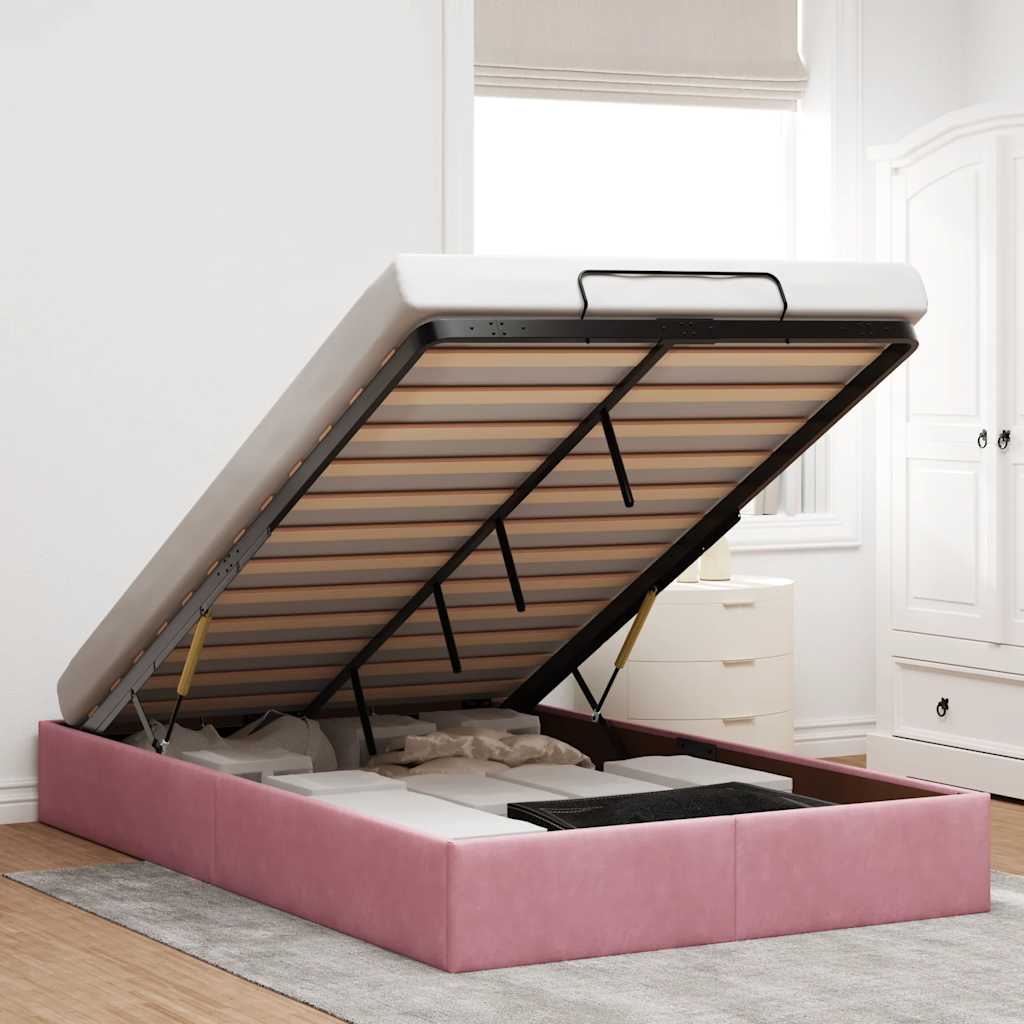 Estructura cama otomana sin colchón 120x190 cm cappucino