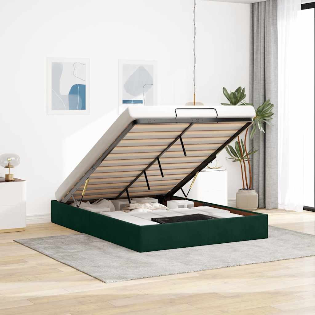 Estructura cama otomana sin colchón 120x190 cm cappucino