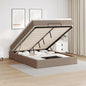 Estructura cama otomana colchón blanco puro 100x200cm