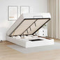 Estructura cama otomana colchón blanco puro 100x200cm