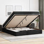 Estructura cama otomana colchón blanco puro 100x200cm
