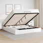 Estructura cama otomana colchón blanco puro 100x200cm