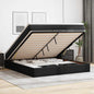 Estructura cama otomana colchón blanco puro 100x200cm